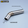 Motorcycle GSXR 600 750 K6 K7 Exhaust Middle Link Pipe Muffler Escape Section Adapter Tube for GSXR 600 750 K6 K7