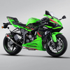 ZX-6R Motorcycle Exhaust System Modification Mid Link AK Escape Carbon Fiber Muffler for Kawasak ZX-6R New Steel Alloy