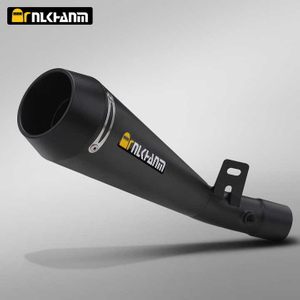 NlkHanm M4 Escape Muffler Mid Link Modification for Kawasaki ZX6R ZX-6R 2024 2025 Steel Plastic Motorcycle Exhaust System Box