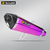 NlkHanm Full Exhaust System for ZONTES 350E Motorcycle AK Modification New Carbon and Steel Material Box Packed
