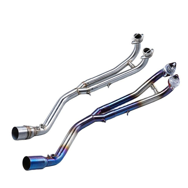 New Condition Stainless Steel 51mm Motorcycle Exhaust Muffler Elbow for YAMA T-Max 500 T-Max 530 Motorcycle Exhaust System