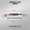 Universal 51mm Motorcycle Exhaust Muffler Yoshimura 240Long Escape Er6n Sv650 Z800 R1 Cb650f Cb1000r Carbon Stainless Steel