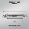 51mm Universal Motorcycle Exhaust Yoshimura 300Long Escape Muffler SV650 Z800 R1 CB650F CB1000R CBR250R F850 Z900 Ninja400 Steel