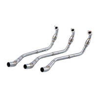 Slip-On Stainless Steel Moto Muffler Front Middle Link Pipe for YAMAHA YZF-R125 YZF R15 V3 R125 2018-2023 Motorcycle Exhaust