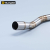 Slip-On Stainless Steel Motorcycle Exhaust Escape Moto Muffler Front Middle Link Pipe for YAMAHA YZF-R125 YZF R15 V3 R125