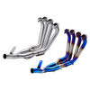 For YZF R6 2017-2024 Escape Slip on Front Link Pipe Connect Original Muffler Motorcycle Exhaust System Modify Stainless