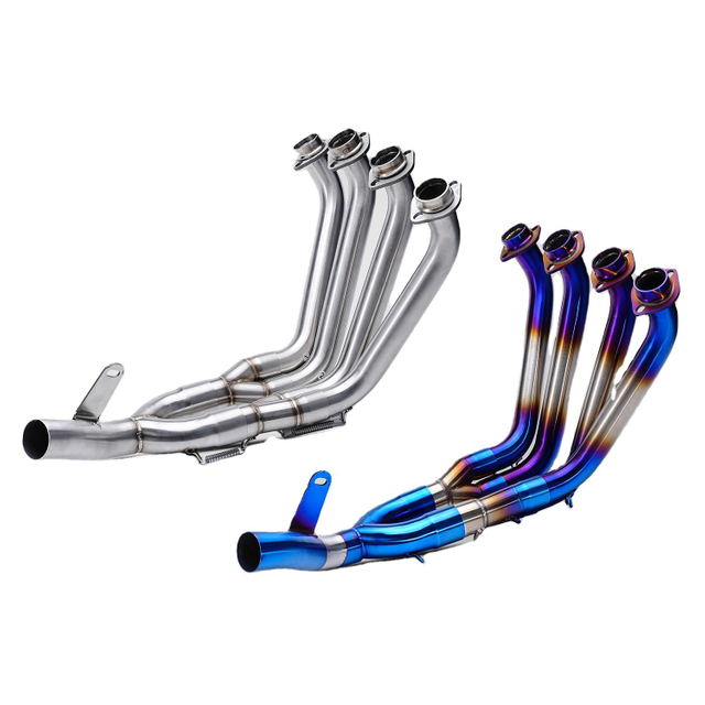 For YZF R6 2017-2024 Escape Slip on Front Link Pipe Connect Original Muffler Motorcycle Exhaust System Modify Stainless