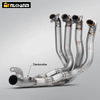 Kawasak Ninja H2 H2R Titanium Alloy Exhaust System Full Section and Carbon Modification for 2015-2023 Models