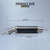 GP76 Stainless Steel Tail Section Exhaust Pipe Universal R3 Z900 New Motorcycle Accessories Carbon Mufflers SC Motorcycle