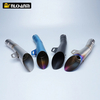 Evo GP Racing Motorcycle Exhaust Pipe Custom Size Carbon Stainless Steel Mufflers 51mm Adapter R6 R3 KRV KRV180 R15 PCX