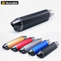 Universal Custom Size 36-51mm Carbon Motorcycle Exhaust Muffler DB Killer New Box Models for MSX125 CRF230 R15 MT07 Z650