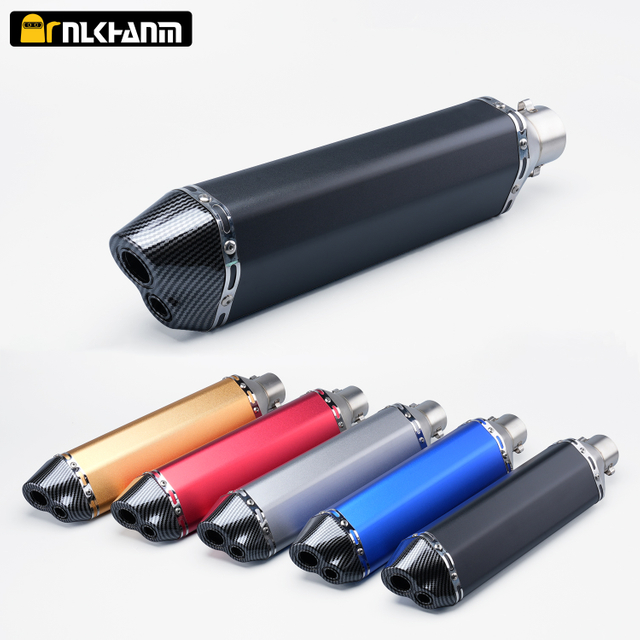 Universal Custom Size 36-51mm Carbon Motorcycle Exhaust Muffler DB Killer New Box Models for MSX125 CRF230 R15 MT07 Z650