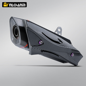 Universal 51mm Stainless Steel Carbon Fiber Motorcycle Exhaust System Muffler New TMAX XMAX ADV Pedal Motorcycles