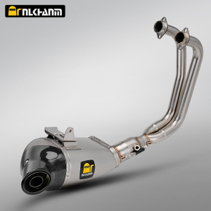 New Ak DB Killer Racing LineS-H6R14 for R3 R25 MT02 MT25 Full Motorcycles Carbon and Steel Muffler Exhaust