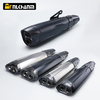 exhaust muffler with silencer