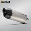 Custom 51mm Motorcycle Exhaust System Double Escape Outlet Muffler AK Modified for R1250GS Z900 DL1050 New Condition Steel Box