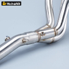 YAMA MT-09 Full Set Motorcycle Moto Exhaust Pipe with Front Engine Link Pipe Steel Muffler for FZ09 MT09 2014-2020 Box Packed