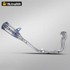 GSX-R1000 Titanium Alloy Full Section NH Dual Outlet Escape Motorcycle Exhaust System Modification for SUZUK GSX-R1000