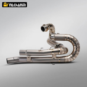 For TRIUMPH Scrambler 1200 XC XE 2019-2023 Titanium Alloy Motorcycle Exhaust Escape Systems New Front Link Pipe Connect Original