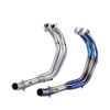 Yama MT07 FZ07 2014-2021 XSR700 Racing Motorcycle Exhaust Muffler New Split Slip-On Front Pipe Stainless Steel Box Packed