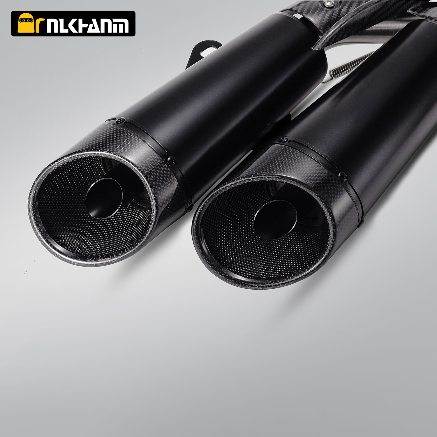 Motorcycle Exhaust System Modification with Zard Double Pipe for Kawasak Zx4rr Zx4r Zx25r Zx25rr 2020-2025