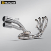QJMOTOR 921 Titanium Alloy Motorcycle Exhaust System SC Full Section High Position Muffler New Box Packed Super921 Modification