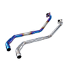 New Condition Stainless Steel Motorcycle Exhaust Muffler Front Link Pipe Compatible for Honda Motorcycle Exhaust System