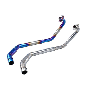 New Condition Stainless Steel Motorcycle Exhaust Muffler Front Link Pipe Compatible for Honda Motorcycle Exhaust System