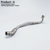 2012-2016 Kawasaki Z125 Front Slip-On Exhaust System 51mm Interface Stainless Steel Connect Carbon Motorcycle Muffler Modify New