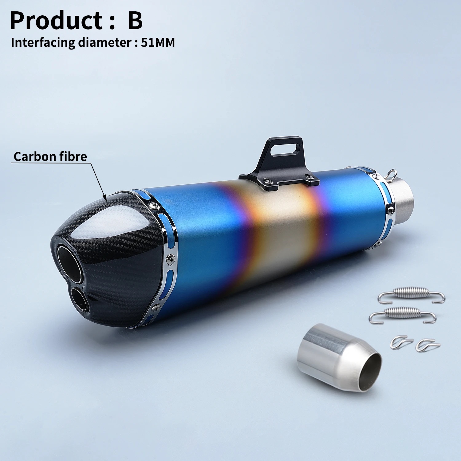 exhaust pipe and muffler