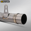 ZX6R Motorcycle Exhaust System Modification for SC Project Full Titanium Alloy 2024-2025 Kawasaki ZX6R ZX-6R Carbon Fiber Box