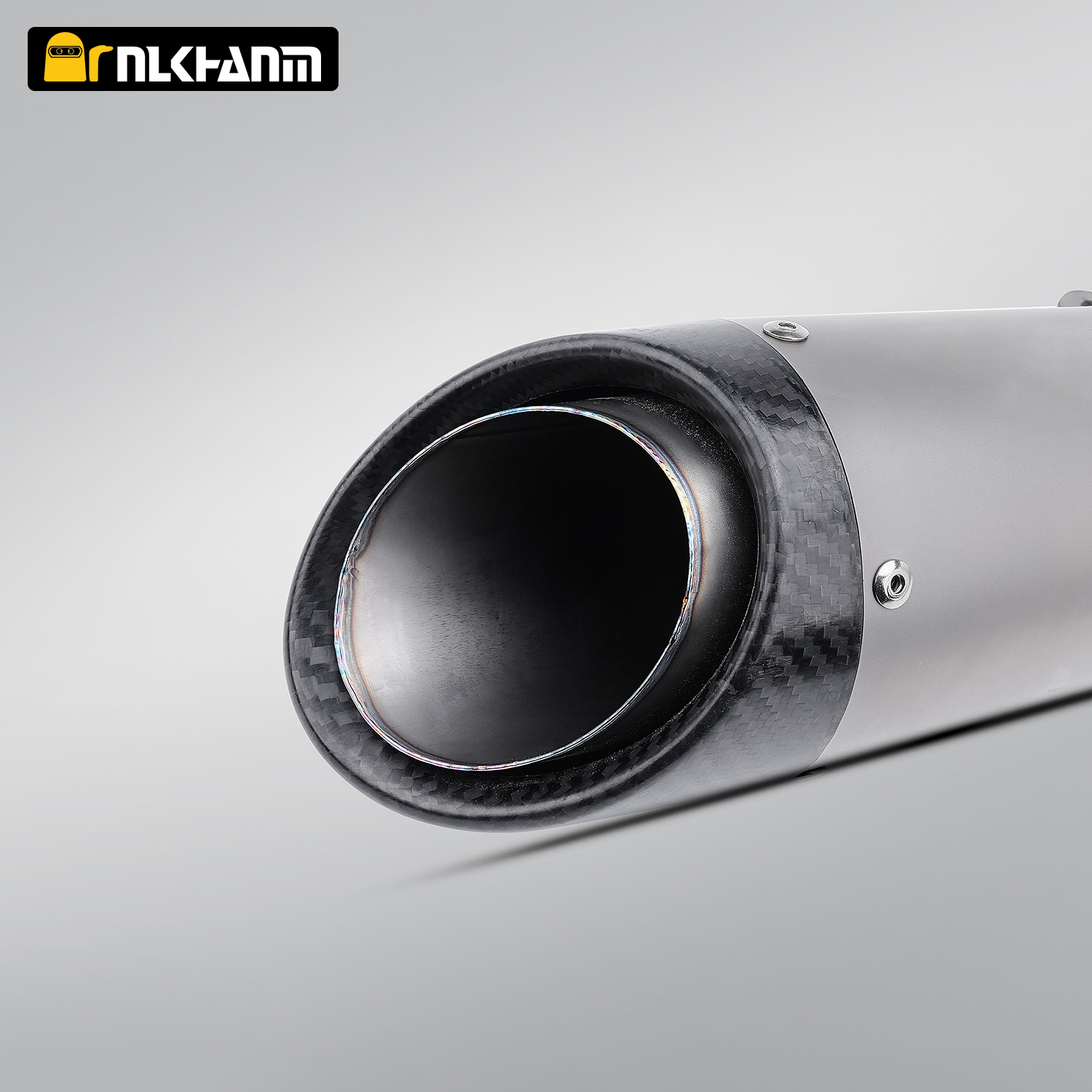 For Zx10r ZX-10R Motorcycle Exhaust Modified Titanium Alloy Integrated Middle Tail Carbon Tip Muffler Connect Original