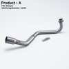 Hon MSX 125 MSX125 Motorcycle Exhaust System New Stainless Steel Front Header Link Connect Tube 2013-2018 Front Link Pipe Box