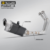 Yamaha MT07 FZ07 Original Full Motorcycle Exhaust System Escape Slip 51MM Front Tube New Condition Steel with AK LV SC Connect