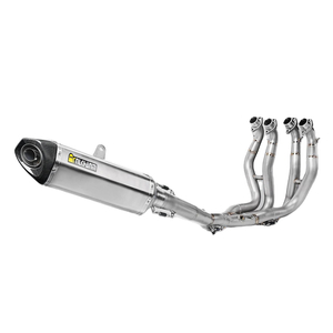 NlkHanm Full Titanium Alloy Motorcycle Exhaust System Complete Modification Suzuki Hayabusa GSX1300 GSX1300R Carbon Mufflers Box