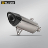 Custom Size Full Stainless Steel Motorcycle Exhaust System Carbon Fiber Cover New Condition Alloy Muffler for XMAX300 2023-2024