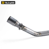 2017-2021 Yamaha R15 V3 MT15 MT125 Slip-On Exhaust System Stainless 51mm Middle Link Connecting Pipe New Condition