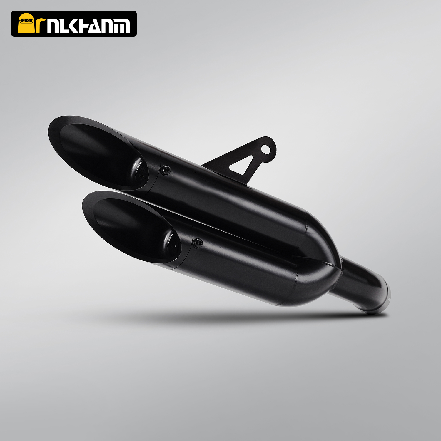 High Performance Stainless Steel Zard Double Hole Racing Exhaust Muffler New Condition Inline Slip for Zx4r and Zx4rr