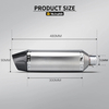 Universal 51mm SC Stainless Steel Carbon Fiber Motorcycle Exhaust System New 480mm Muffler for R6 MT09 Ninja GSX CB CBR300