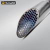 New Titanium Alloy Motorcycle Exhaust Integrated Mid Tail Carbon Tip SC Muffler Modified Middle Link Pipe ZX10R New Steel