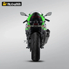 ZX-6R Motorcycle Exhaust System Modification with AK Escape Muffler Carbon Fiber Stainless Steel Material for Kawasak ZX-6R