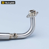 Kawasaki Z125 2012-16 Motorcycle Exhaust Escape Modification 51mm Interface Connect Muffler Stainless Steel Carbon Fiber