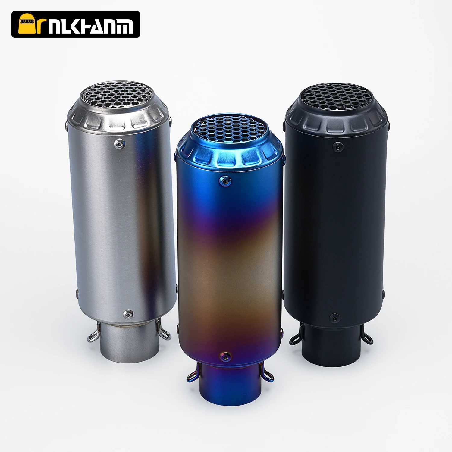 exhaust muffler with silencer