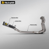 New GSX-S1000 Motorcycle Exhaust System Full Titanium Alloy Modification AR Escape Muffler Carbon Box Packaging for Suzuki