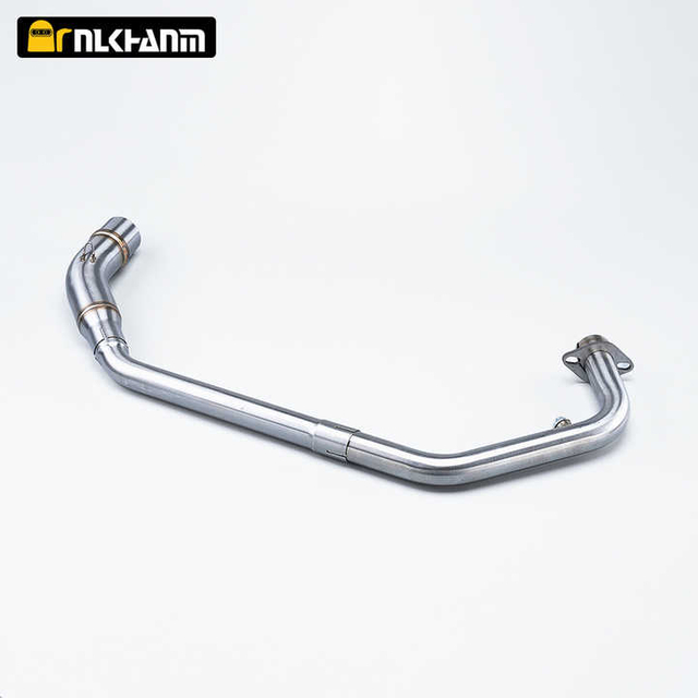 2017-2023 Hond CBR150 CBR150R Custom Motorcycle Exhaust System with Steel Front Mid Link Pipe and 51mm Exhaust Muffler Slip