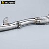 Hond CRF1100L CRF1100 Africa Twin Motorcycle Exhaust Slip Modified Front Middle Link Pipe Stainless Steel 51 Original Interface