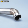 RSV4 Street Motorcycle Exhaust System New Condition 60mm Inlet Diameter Stainless Steel 42cm Middle Link Exhaust Pipe