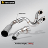 Kawasak Z650 Ninja 650 Ninja650 ER6N Versys 650 2023 2025 Motorcycle Exhaust Escape System New 51mm Slip Muffler for Z650