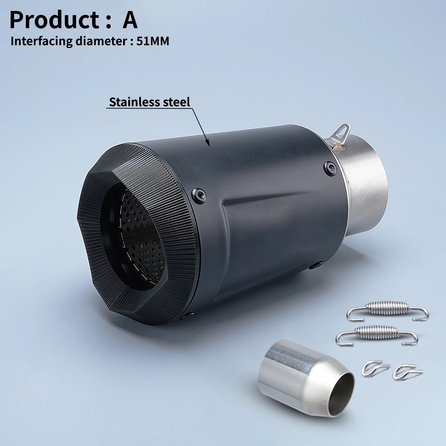 universal motorcycle exhaust can muffler baffle db killer silencer