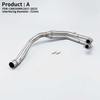 CBR250RR 2017-2023 Motorcycle Exhaust System Slip Escape with Original 51mm Muffler Carbon Fiber Front Link Pipe